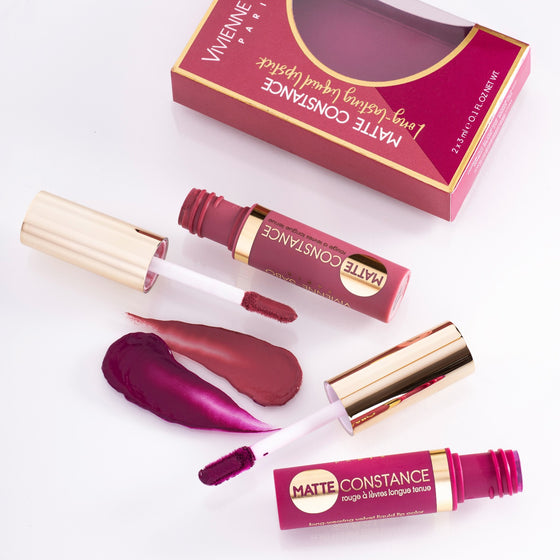 matte lipstick long lasting Matte Constance duo Vivienne Sabo