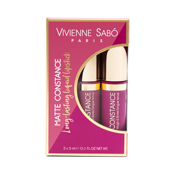 matte lipstick long lasting Matte Constance duo Vivienne Sabo