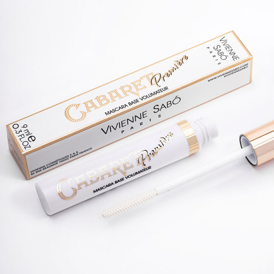 Lash Primer Cabaret Premiere Vivienne Sabo applied to natural lashes in the sexy style  no lash extension