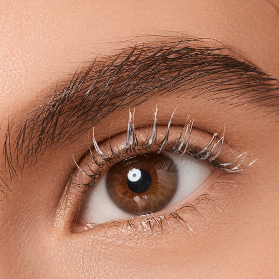 Lash Primer Cabaret Premiere Vivienne Sabo applied to natural lashes in the sexy style  no lash extension