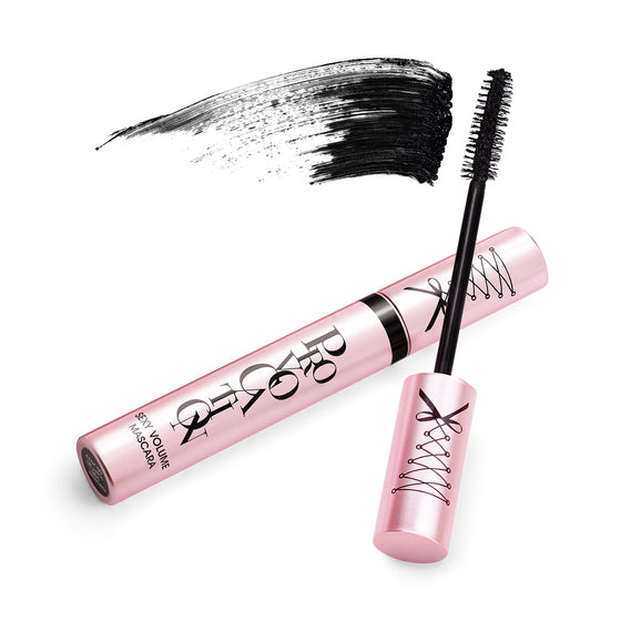 mascara volume Provocation sexy volume applied to natural lashes in the sexy style no lash extensions